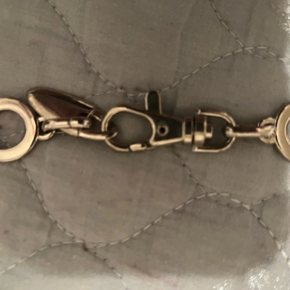 VINTAGE~ CHAIN BELT~ PINK/ SILVER~LINKS - Picture 6 of 9